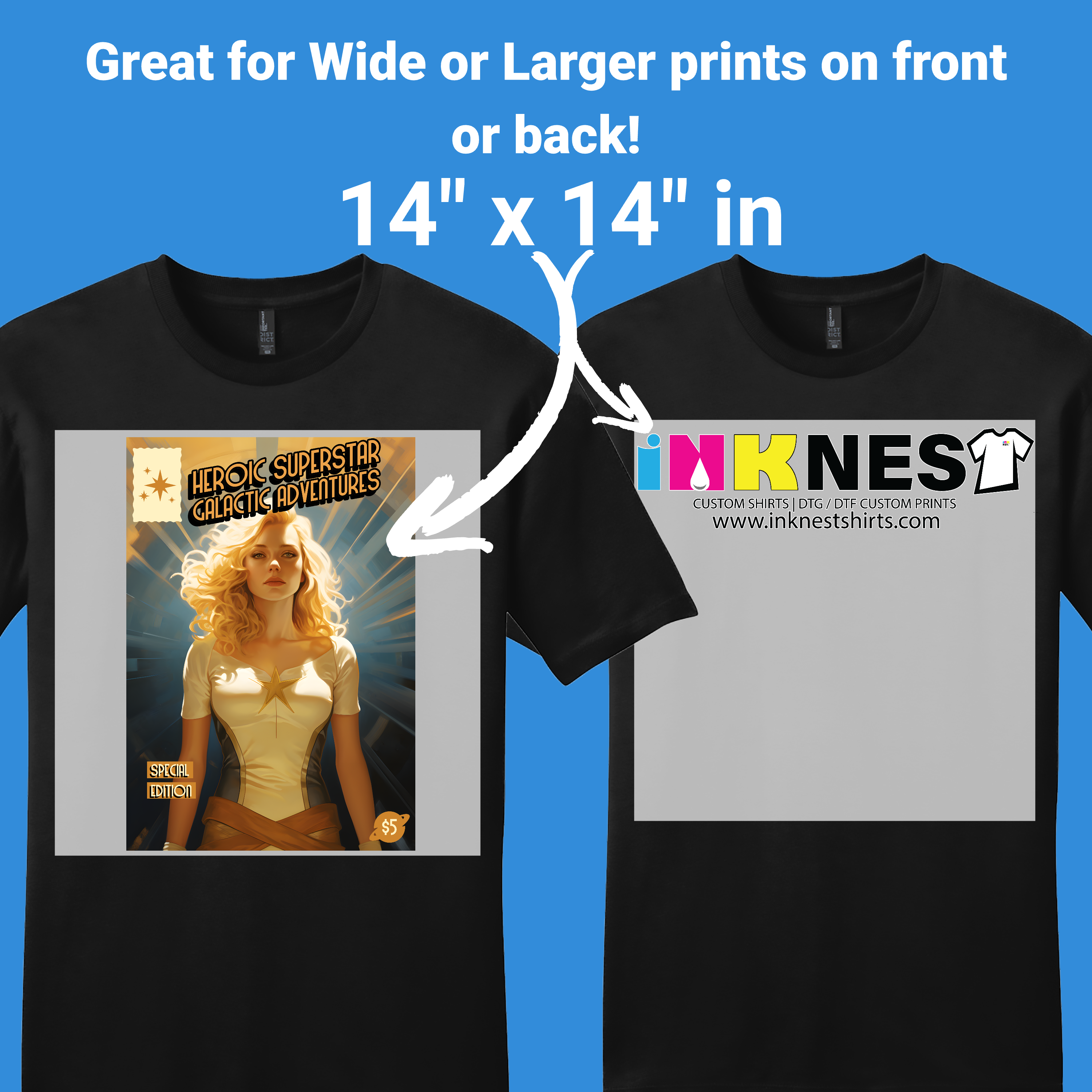 DTF Transfer By Size