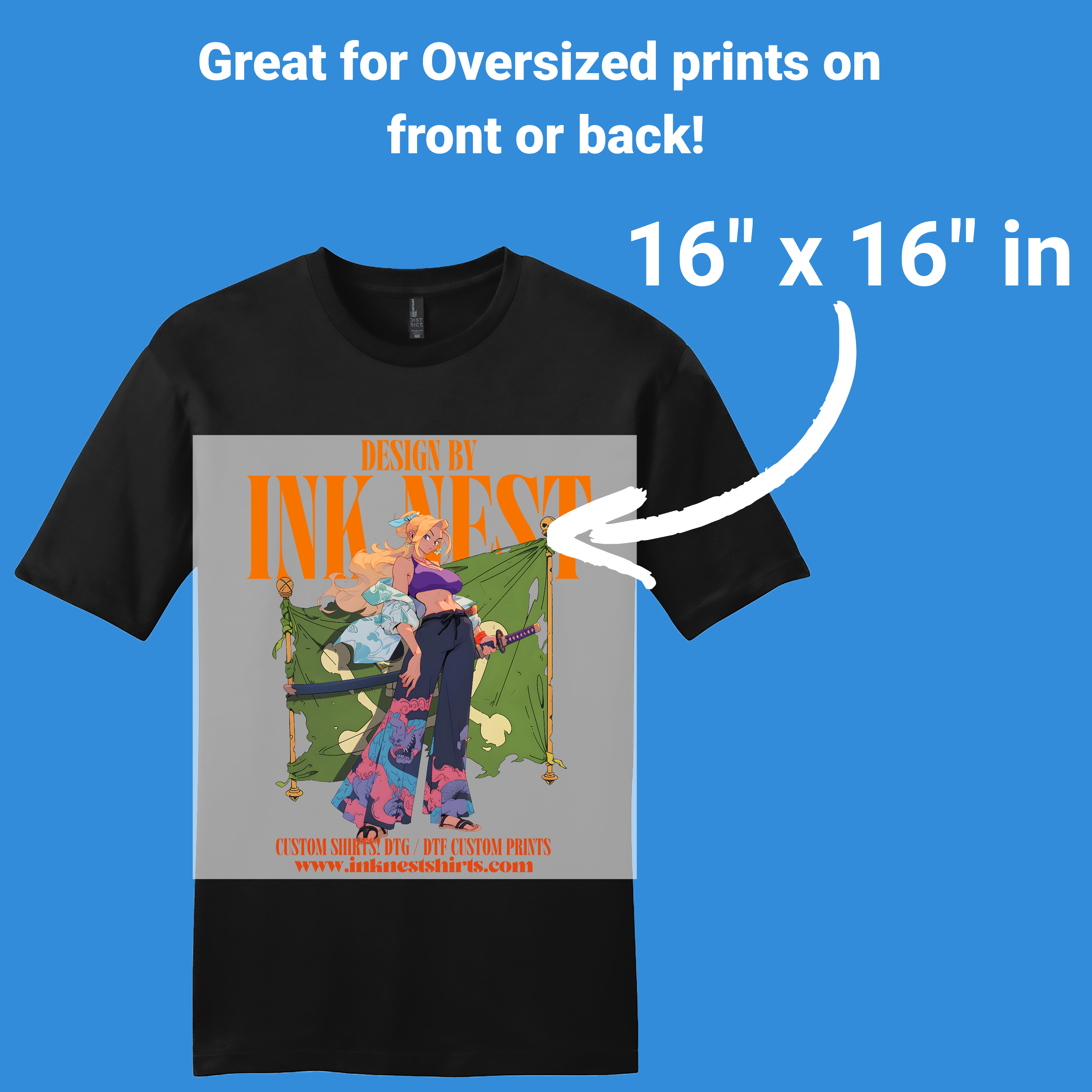 DTF Transfer By Size