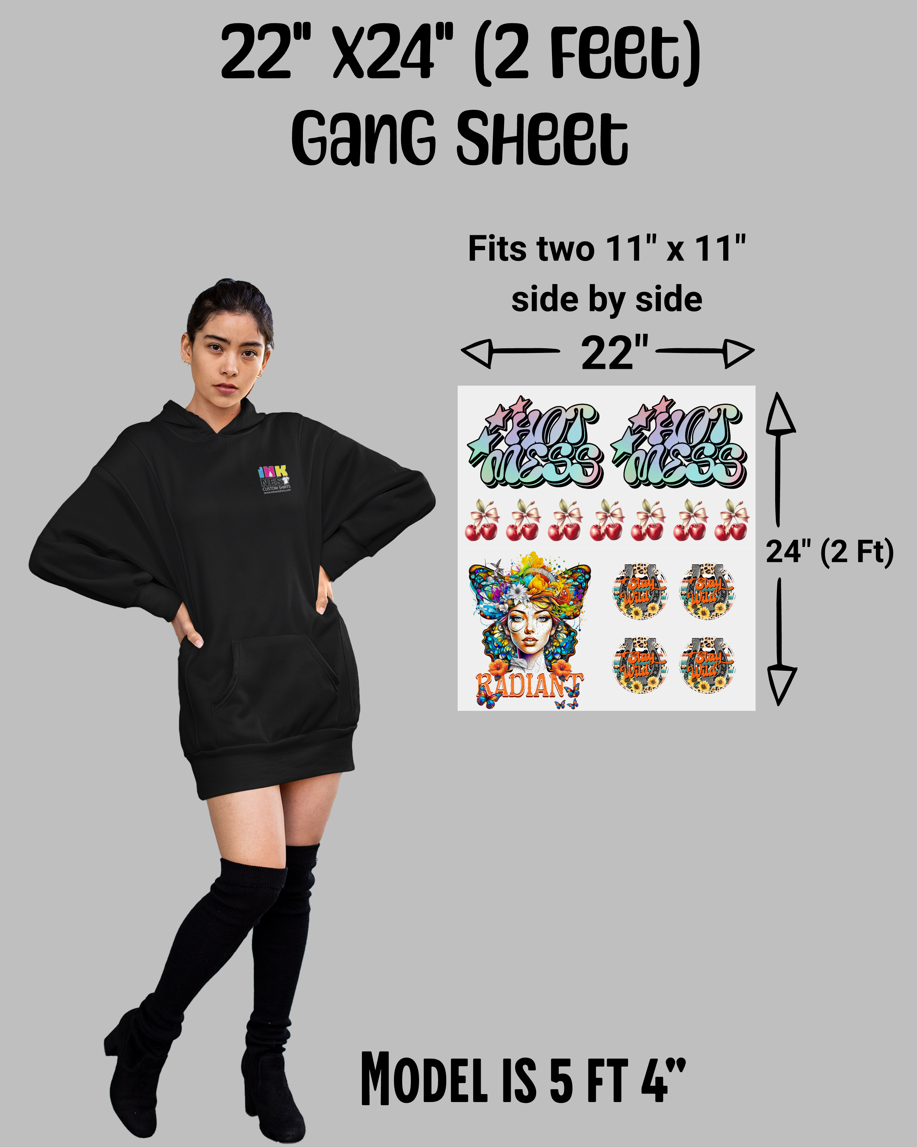 DTF Gang Sheet - Build-Your-Own