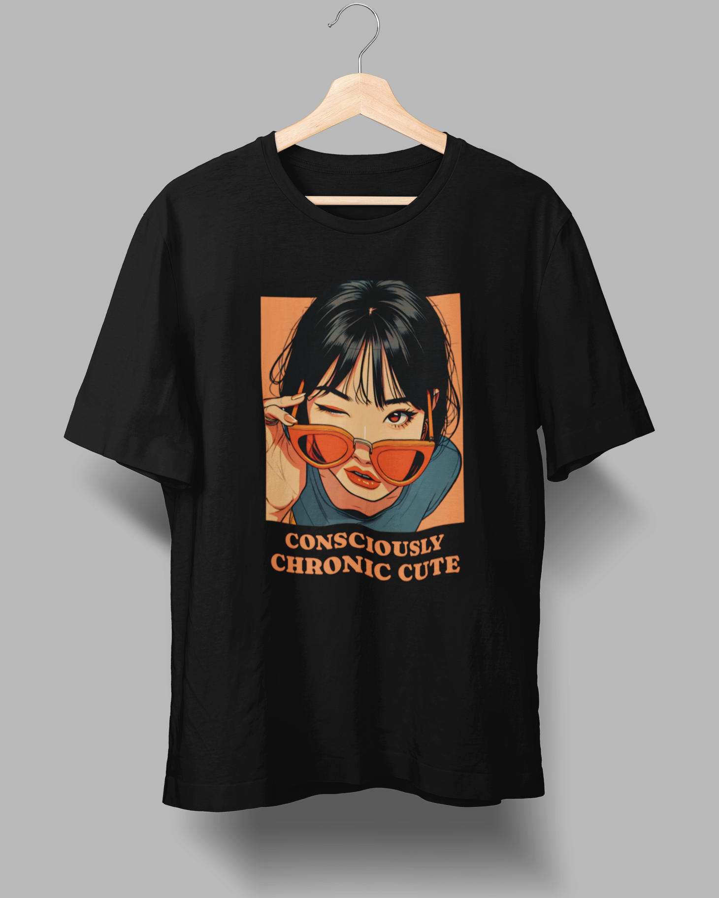 Consciously Chronic Cute T-Shirt - 4.3oz 100% Cotton Tee