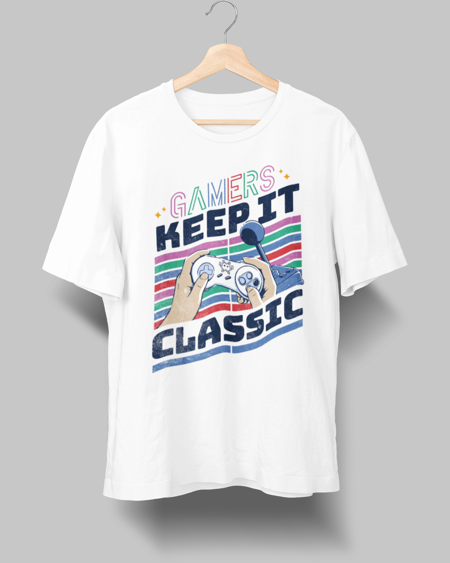 Gamers Keep It Classic - 4.3oz 100% Cotton Tee