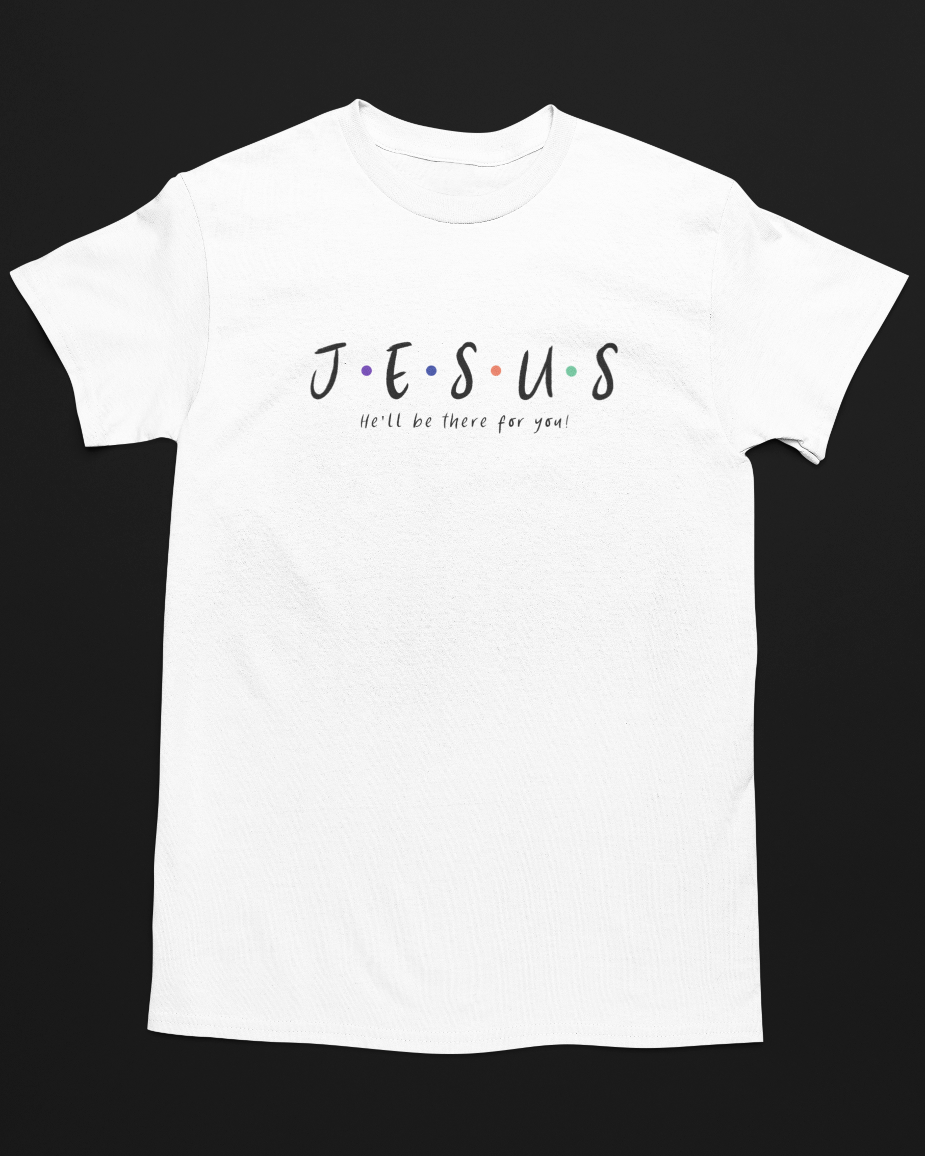 TV SHOW PARODY 2 CUSTOM TEXT WHITE T-SHIRT DESIGN