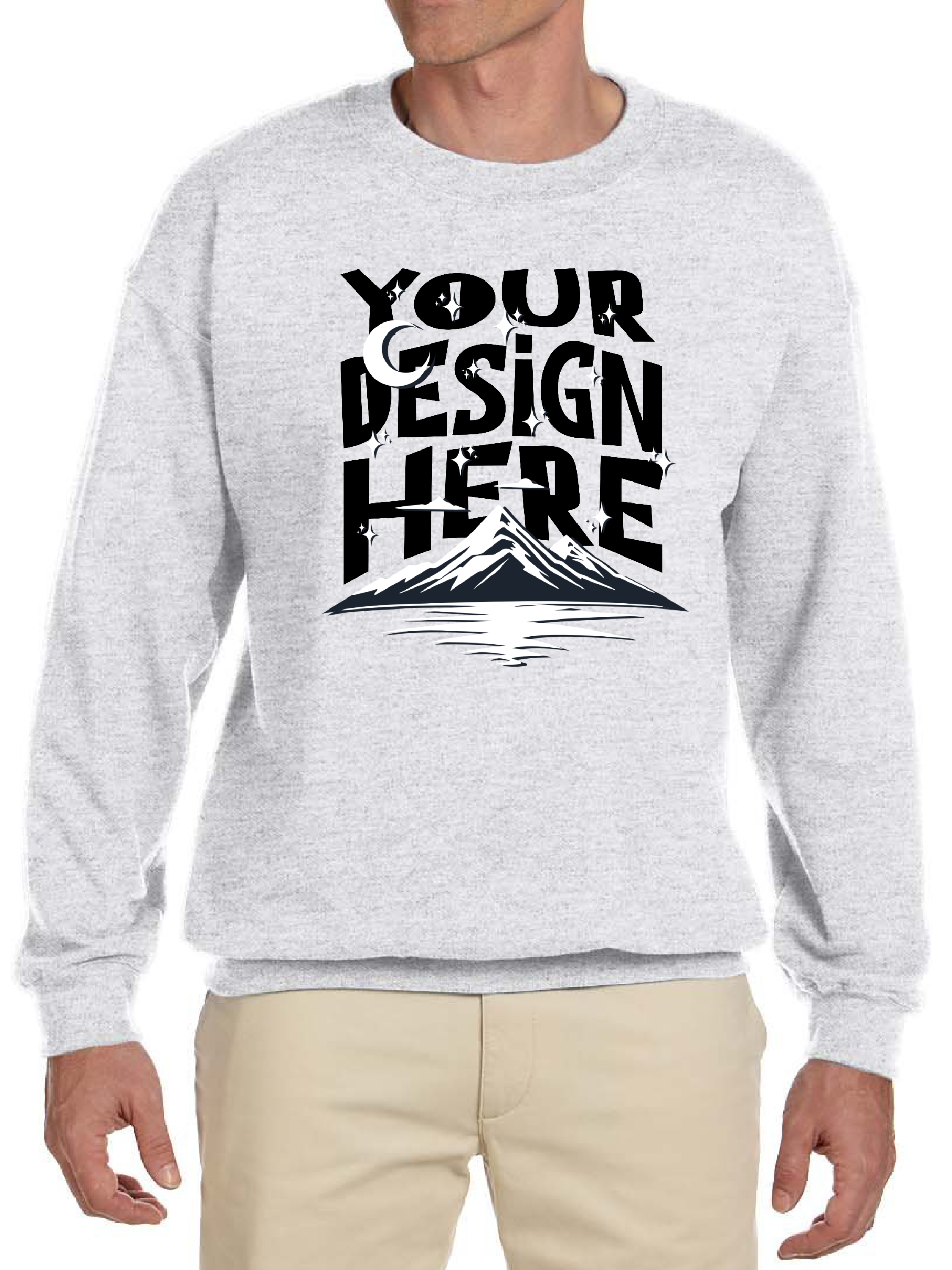 Gildan Heavy Blend Adult Crewneck Sweatshirt w/ Print