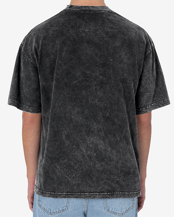 LA Apparel S/S Mineral Wash Crew 6.5oz w/ Print