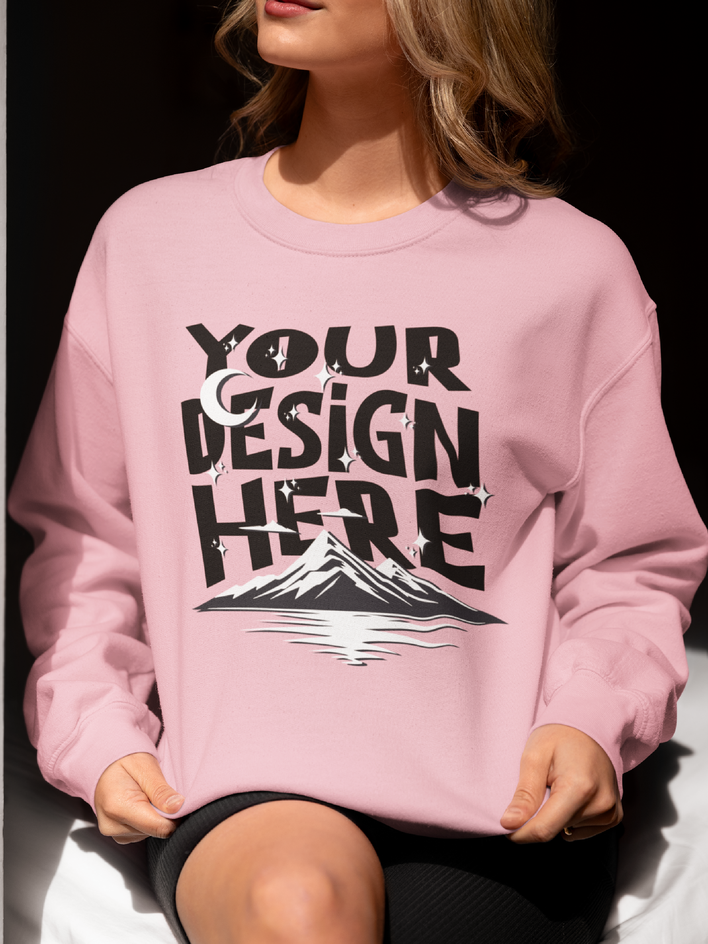 Gildan Heavy Blend Adult Crewneck Sweatshirt w/ Print