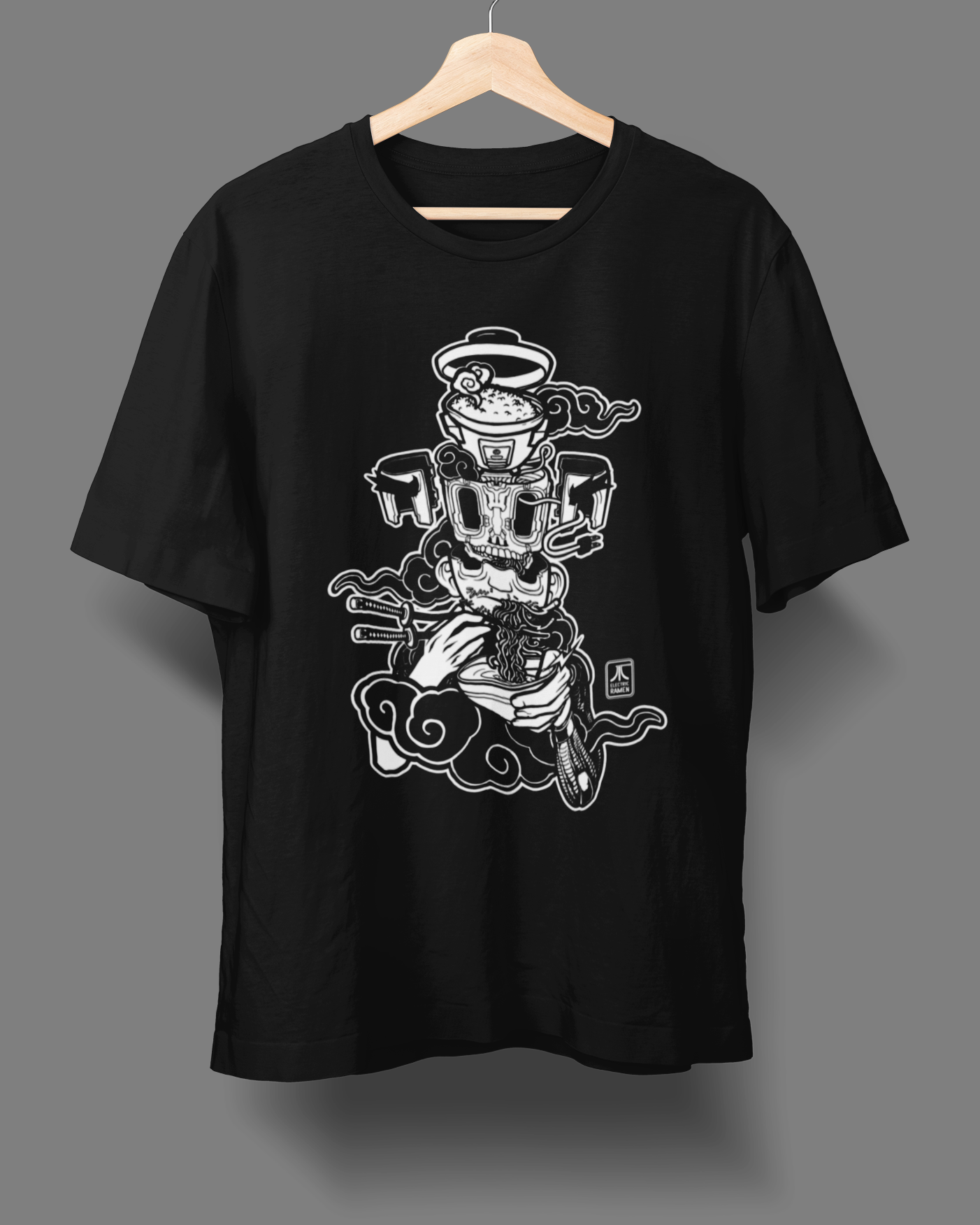 Electric Ramen Tee by Mario Zie