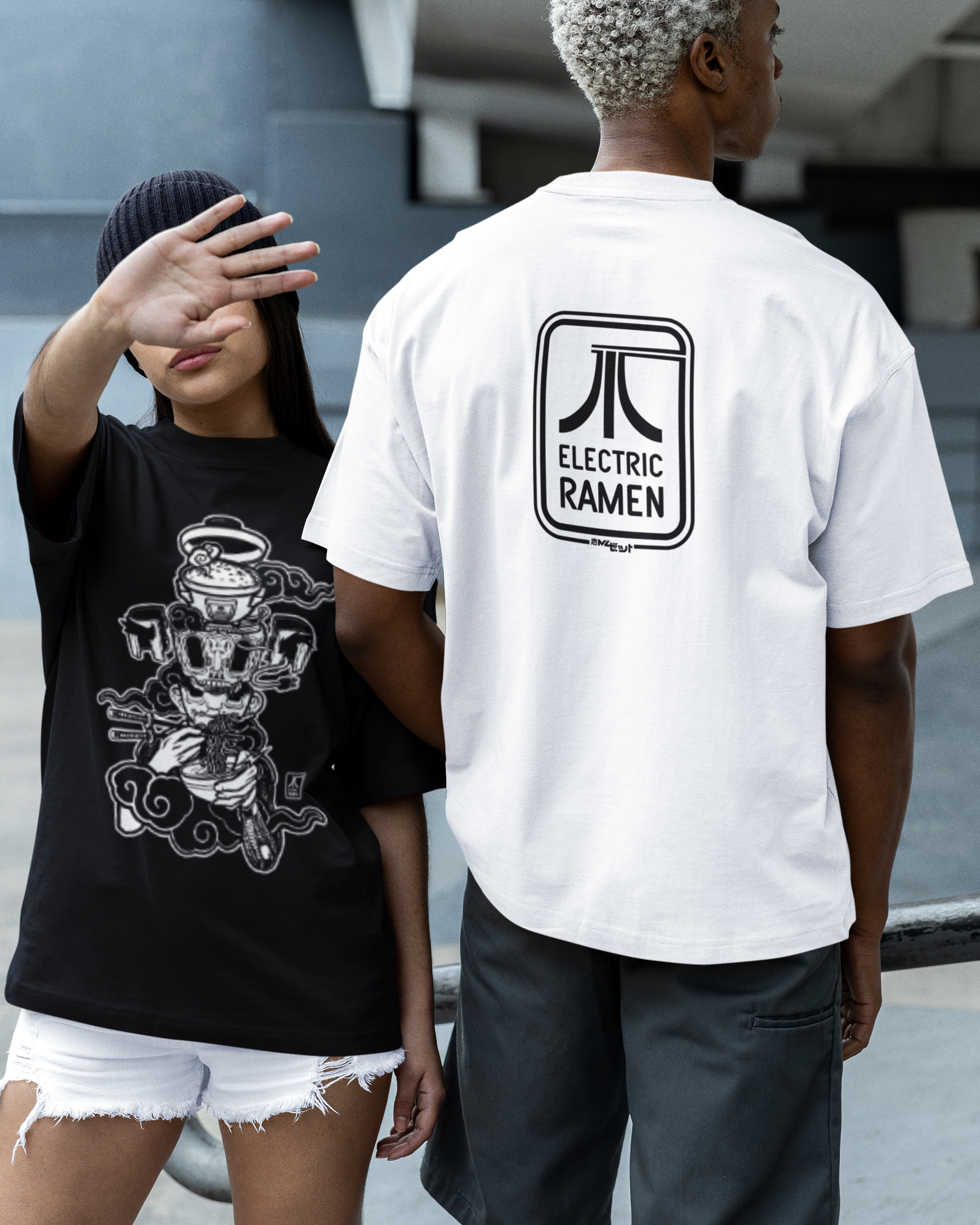 Electric Ramen Tee by Mario Zie