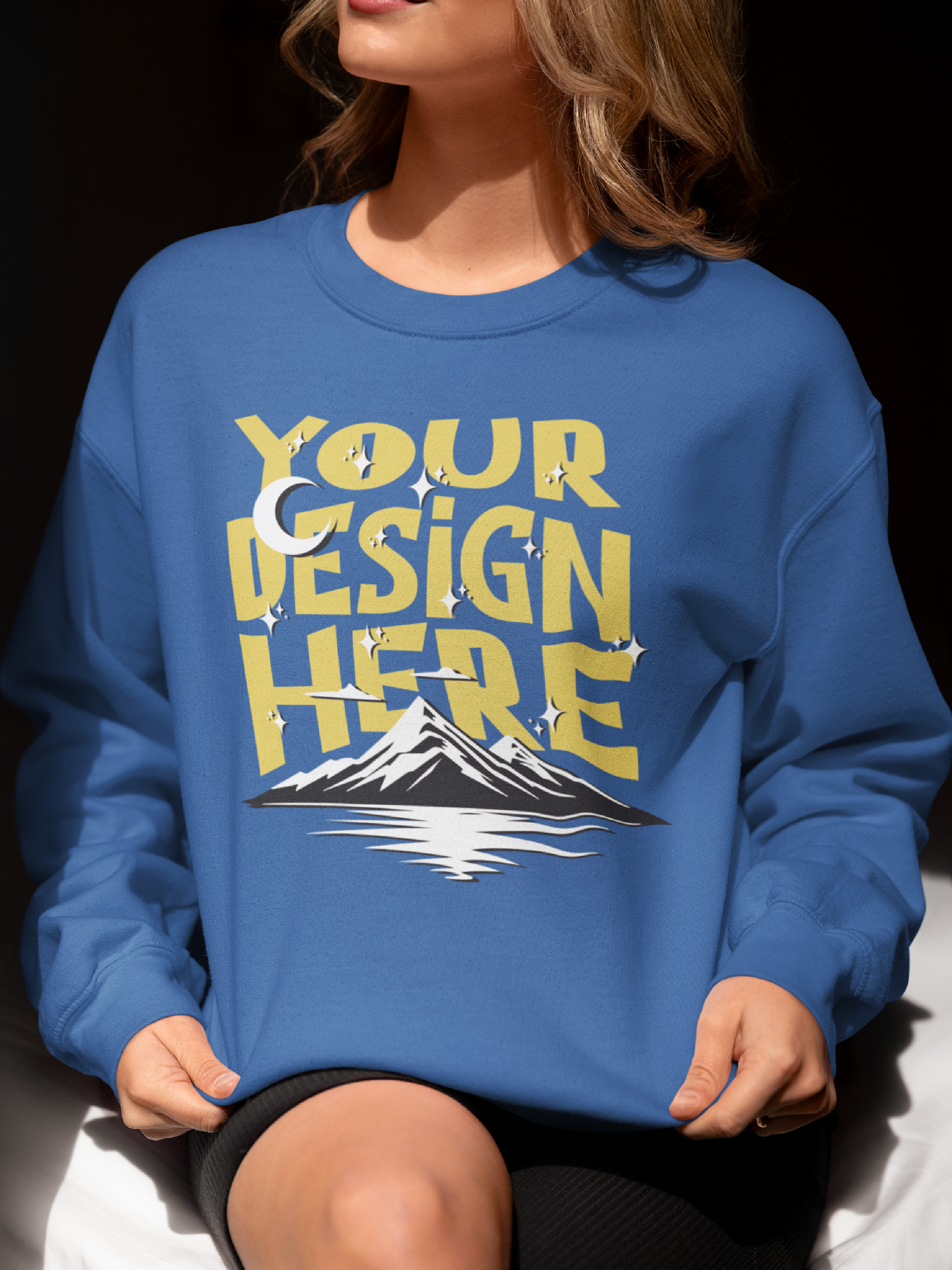 Gildan Heavy Blend Adult Crewneck Sweatshirt w/ Print